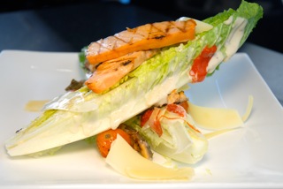 Ceasar Salad with Salmon Photo